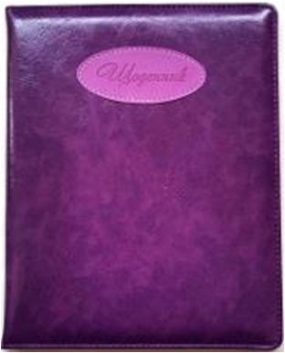 ЩОДЕННИК Шкільний 167х211мм, 48арк, оф. 70г/м2, блок однокольоровий Українською мовою. Обкладинка КОЖЗАМ тверда, округлення кутів. Нашивка з тисненням 