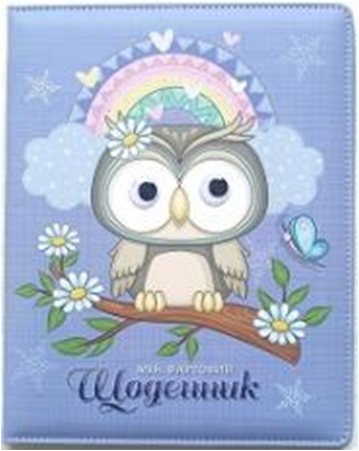 ЩОДЕННИК Шкільний 167х211мм, 48арк, оф 70г/м2, блок однокольоровий укр. мов. Обкладинка КОЖЗАМ тверда, округлення кутів. Повнокольоровий друк+пластикові очі. Форзац чистий. Індивідуальне упакування (у ящ. 1 колір обкл.), SD1583