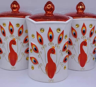 Набор банок для сыпучих 3 шт