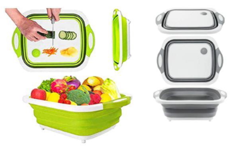 Доска разделочная + контейнер (40х30)