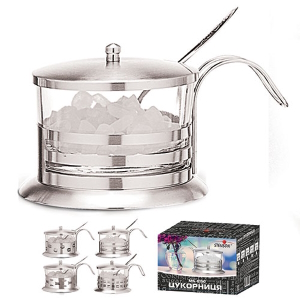 САХАРНИЦА ЖЕЛЕЗО+СТЕКЛО MS-0150 (НТ-S)