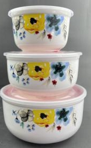 Салатники з кришками 3пр/наб 300/450/1000мл MС4158