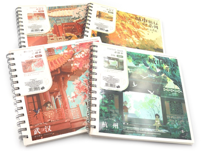 LB24K50-7571 Скетчбук на спіралі 