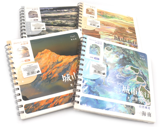 LB24K50-7336 Скетчбук на спіралі 