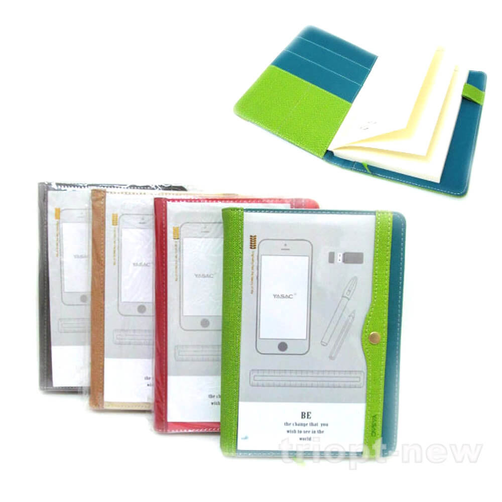 IMG_5559 Блокнот 32К 13*18,4см P96 80g, візитн., відд.на кноп., відд.для руч., лін., mix4