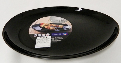 Lum.Friends Time Black.Блюдо д-стейку 30х26см, N2177