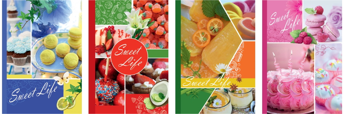 Блокнот А6 176 арк., серія «СОЛОДОЩІ»,  тв. паліт., мікс, ТП-10, Рюкзачок