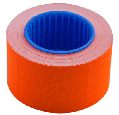 Цінник 26*16мм (375шт, 6м), прямокутний, зовнішня намотка, помаранчевий BM.282103-11