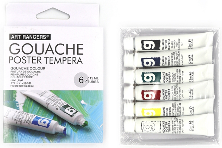 32KREG0612C Набір фарб гуаш 