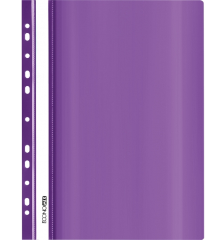 Папка-швидкозшивач А4 Economix з перфорацією, фактура 