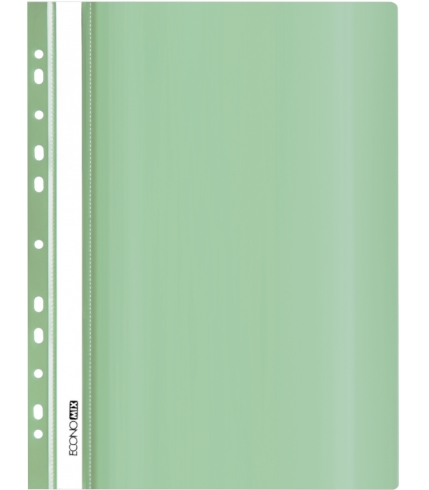 Папка-швидкозшивач А4 Economix з перфорацією, фактура 