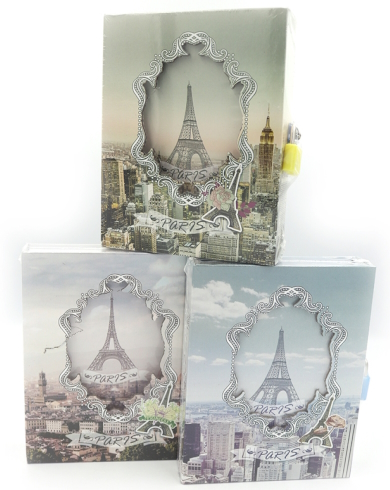 YH64K-B0241 Блокнот в короб. на замочку 