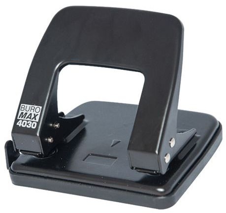 Діркопробивач металевий (до 25арк.), чорний,BM.4030-01