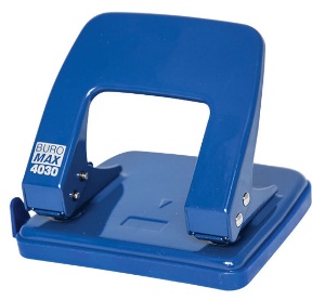 Діркопробивач металевий (до 25арк.), синій,BM.4030-02