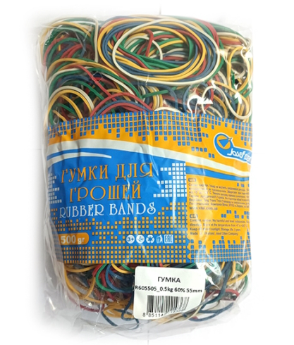 R50060 Гумка для грошей Josef Otten 500г, 60%, 60мм, mix R605505