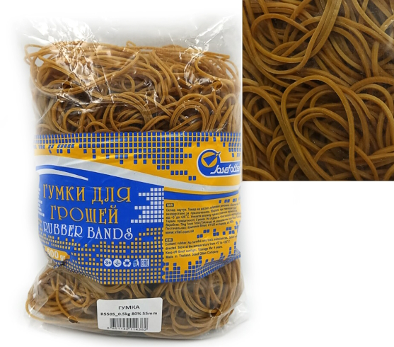 R50080 Гумка для грошей Josef Otten 500г, 80%, 55мм, натур. каучук R5505