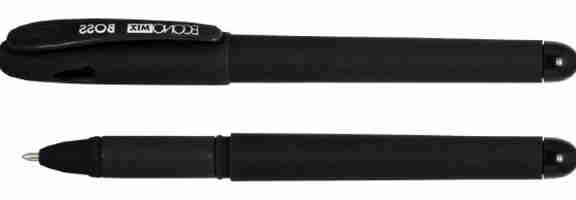 Ручка гелева ECONOMIX BOSS 1 мм, чорна, E11914-01