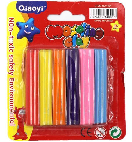 1001 Пластилін Modeling Clay 6кол.