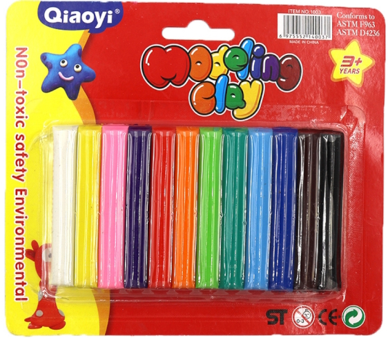 1003 Пластилін Modeling Clay 12кол.