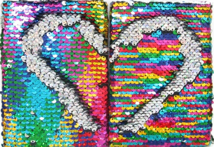 6262-A6 Блокнот з пайєтками 