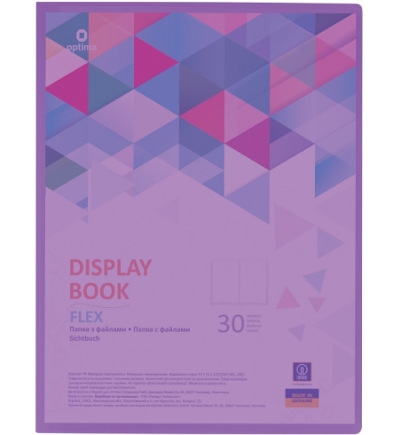 Папка А4 з 30 файлами Optima 