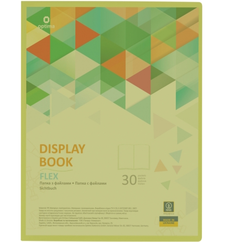 Папка А4 з 30 файлами Optima 
