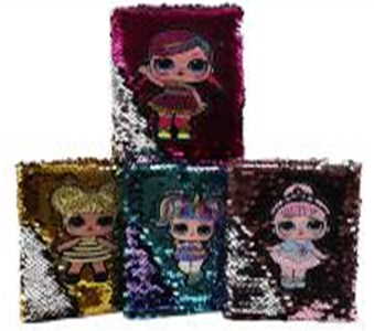 DSCN2335 Блокнот з паєтками клітина, 15 * 10см, 70g, 60P A6, mix, 1шт / етик.