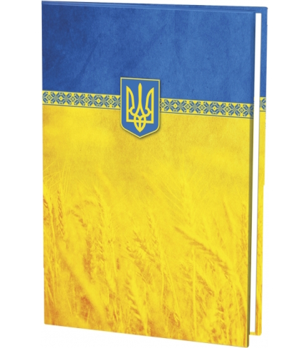 Папка до підпису повнокольорова, жовто-блакитна	, E30901-05