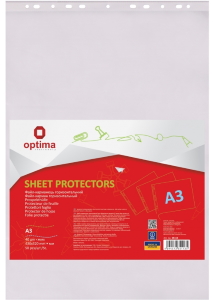 Файл для документів А3 Optima, 40 мкм, горизонтальний, фактура 