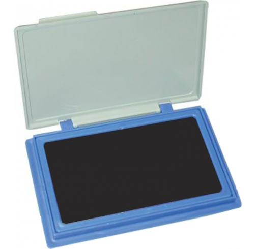 Подушка штемпельна, настільна Economix, розмір 70х110 мм, синя, E42101-02