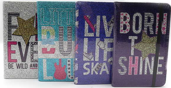 2010-А6 Блокнот на гум. металік 