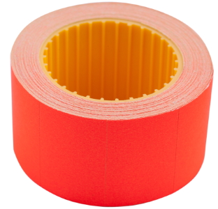 Цінник 30*20мм (300шт, 6м), прямокутний, зовнішня намотка, червоний BM.282104-05