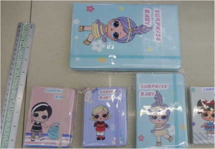 DSCN9365-A5 Блокнот на гумці, лінія, з держ / ручки, кол торець, 21 * 14см, Р80, 80g, mix, 1шт / ц