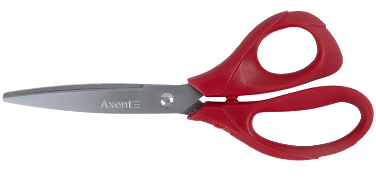 Ножиці Modern, 18 см, червоні 6311-06-A AXENT