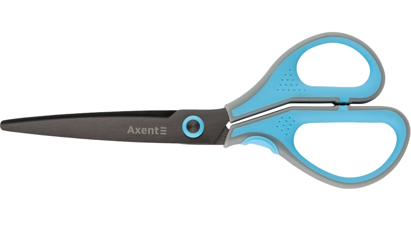 Ножиці Titanium Lite, 19 см, сіро-блакитні 6406-05-A AXENT