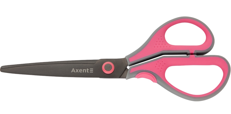 Ножиці Titanium Lite, 19 см, сіро-розові 6406-02-A AXENT