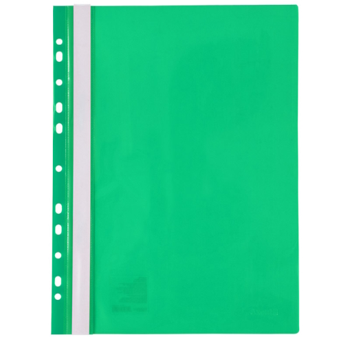 Швидкозшивач з  кишенею А4, зелений 1318-25-A AXENT