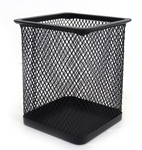 DSCN3545_BK(B) Підставка д/ручок-метал. 7*7*9,5см 