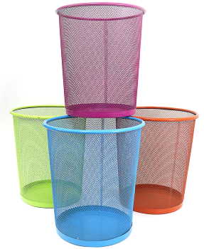 IMG_3692-3693 D23-D19 * 27см, Корзина офісна метал. 