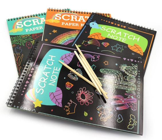 L2930-2 Скетчбук на спіралі черн.лист 