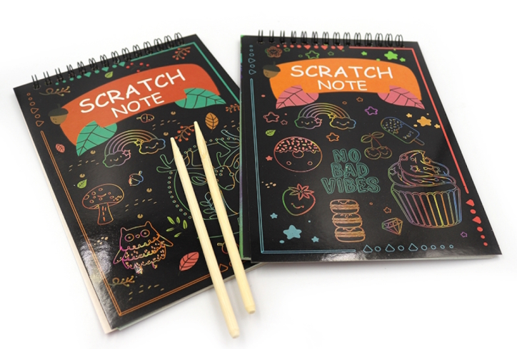 M-2930-1 Скетчбук на спіралі чорн.лист 