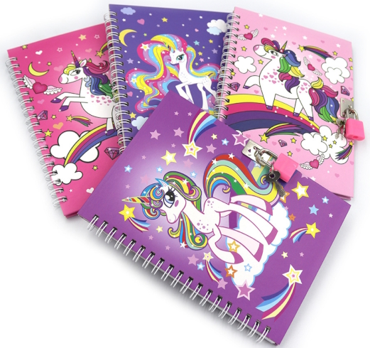 36921 Блокнот на спіралі з замочком 