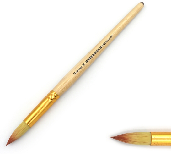 Пензлик нейлон кругл 23см (ГОСТ №10)