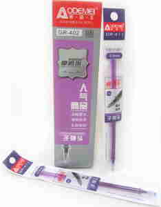 GR-402-VIO Стрижень гелевий стирається ігольч. накінечн.0,5мм, темно-фіо1PC / OPP 126мм, 20шт / етик