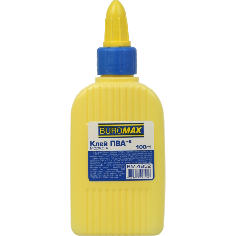 Клей ПВА 100 мл, ковпачок-дозатор, BM.4832