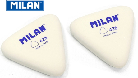 PMM428 Гумка трикут. біл. 