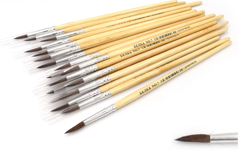 JO-7667 Пензлик білка кругл 18см 