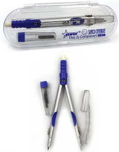 JF-8007 Циркуль 11,5 см + грифель HB-2.0MM в пласт. Футлярі