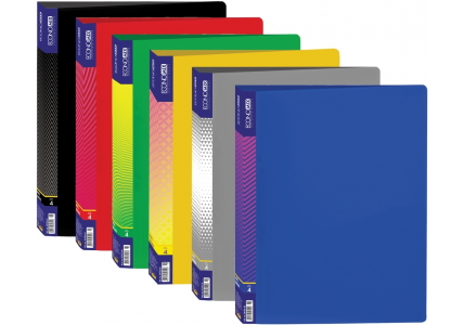 Папка пластикова А4 Economix на 4 кільця, асорті.E30702