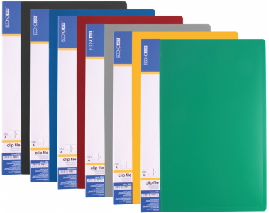Папка-швидкозшивач А4 з пружинним механізмом Economix CLIP A, асорті,E31201